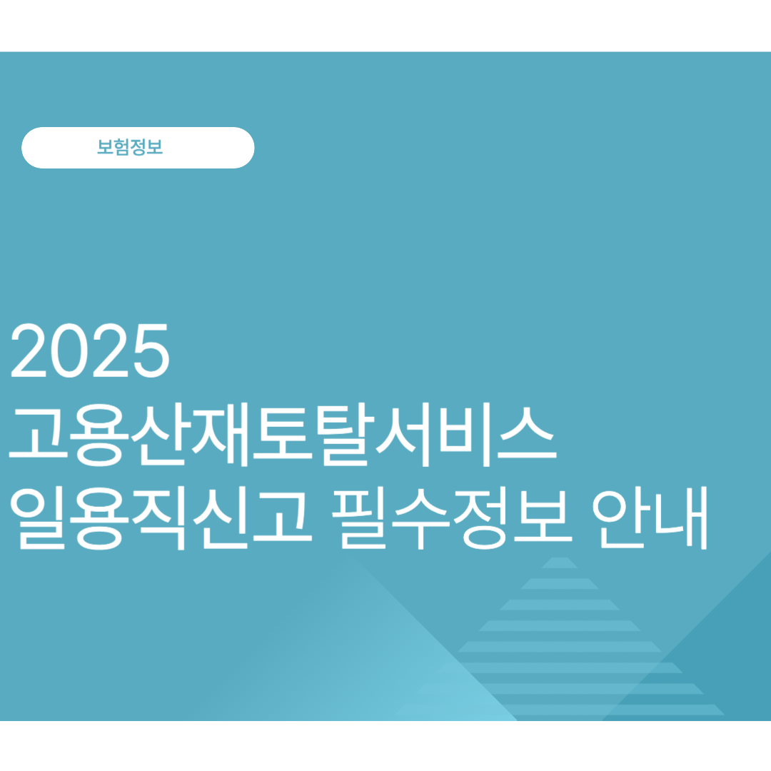 신고 누락 시 과태료 최대 300만 원｜2025 고용산재토탈서비스 일용직신고 필수정보 안내
